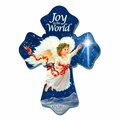 Pertrechos 6 x 8 in. Wall Cross - Angel & Joy to the World PE3318526